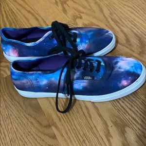 Tie Dye Galaxy Vans
